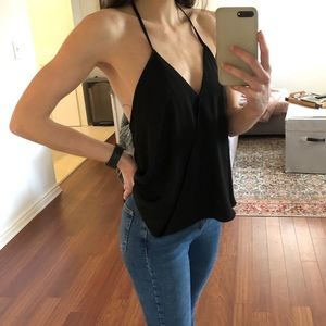 TOBI Halter Backless Top